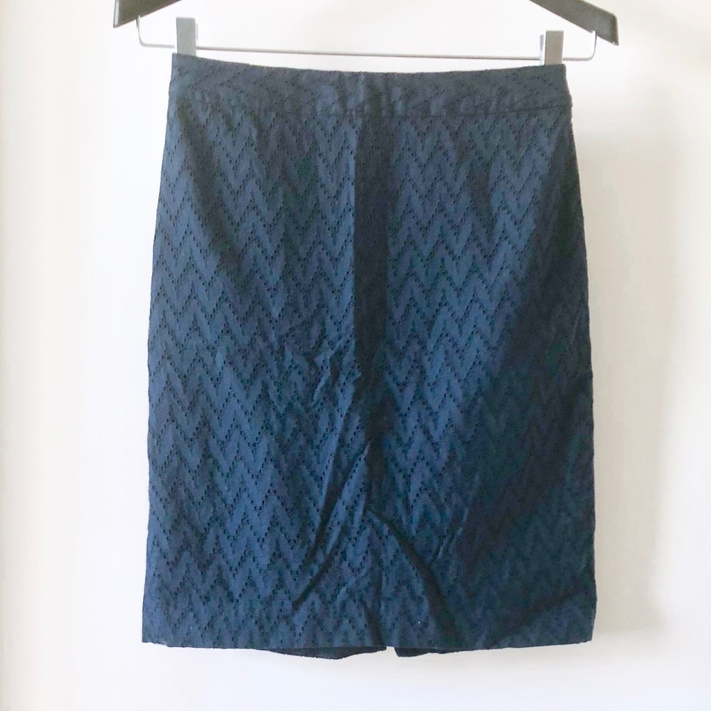BR blue pencil skirt